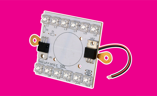 1LAP06R2P - 1600 PLAQUETA LED ROJ 2P